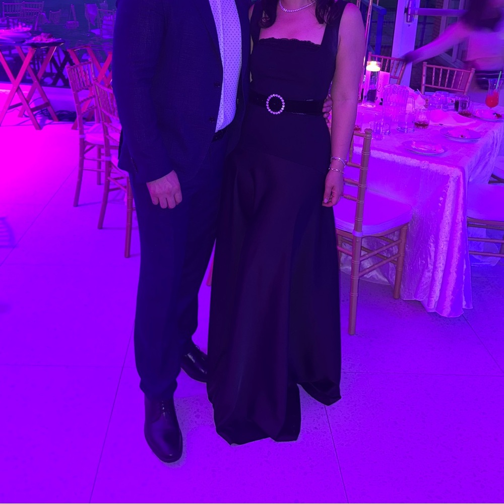 L'Academie Elegant Black Evening Gown